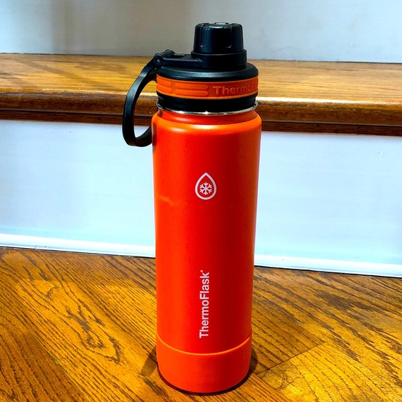 ThermoFlask 24oz Insulated Stainless Steel Bottle With Spout - Picture 1 of 9